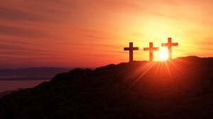 Three Crosses on a Hill